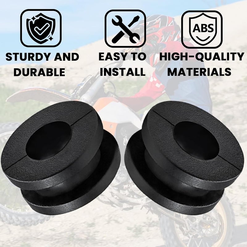 Cranviech 20Pcs Motorcycle M6 Rubber Grommets, Motorcycle Rubber Replacement Accessories for Fairings Cowling(20) - Image 3